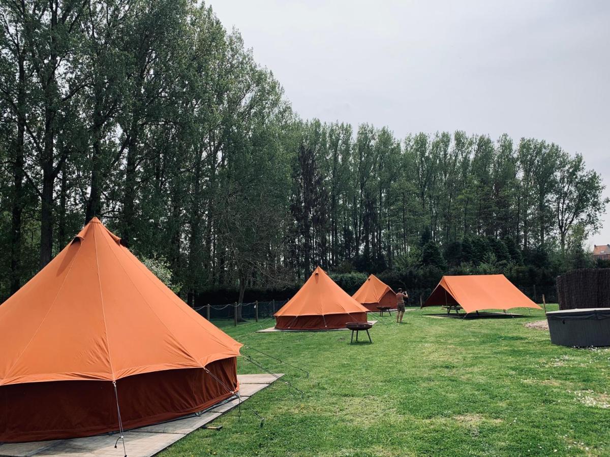 Hotel Fiertelmeers Boutique Glamping Ronse Esterno foto